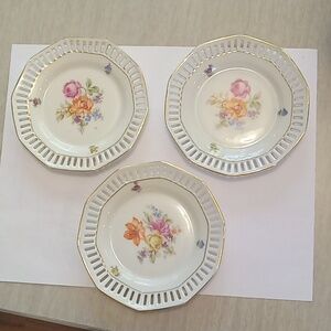 Vintage Schumann Bavaria trinket dish, set of 3